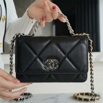 シャネル スーパーコピー  19 WOC チェーンウォレット ブラック AP0957