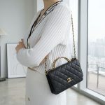 シャネル コピー ハンドル付き WOC チェーンウォレット AP2804 ブラック シャネル コピー ハンドル付き WOC チェーンウォレット AP2804 ブラック