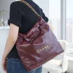 シャネル スーパーコピー スモールハンドバッグ AS3260 ボルドー シャネル スーパーコピー スモールハンドバッグ AS3260 ボルドー