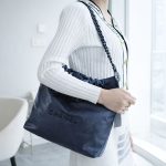 シャネルスーパーコピー 22 スモールバッグ AS3260 メタリックブルー