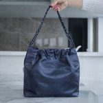 シャネルスーパーコピー 22 スモールバッグ AS3260 メタリックブルー