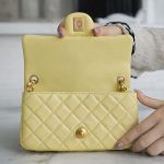 シャネル スーパーコピー ミニフラップバッグ AS1787 イエロー シャネル スーパーコピー ミニフラップバッグ AS1787 イエロー
