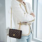 シャネル コピー WOC チェーンウォレット AP3043 ダークブラウン