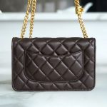 シャネル コピー WOC チェーンウォレット AP3043 ダークブラウン