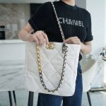 シャネル スーパーコピー 19 トートバッグ AS3519 ホワイト
