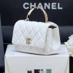 シャネル スーパーコピー フラップバッグ 白 シルバーハンドル AS5554