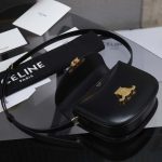 セリーヌコピー ティーン ブザス トリオンフ バッグ ブラック110413