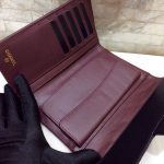 シャネル コピー 三つ折りウォレット A31506 キャビアスキン ブラック
