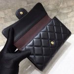 シャネル コピー 三つ折りウォレット A31506 ラムスキン ブラック