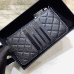 シャネル コピー フォン＆カードケース A84402 キャビアスキン キルティング