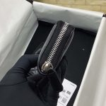 シャネルコピー ジップカードケース AP0949 キルティング ラムスキン ブラック