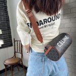 セリーヌ コピー トリオンフキャンバス シリンダーバッグ 110052