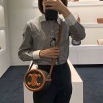 セリーヌ コピー CUIR TRIOMPHE オーバル ミニバッグ 101703
