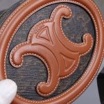 セリーヌ コピー CUIR TRIOMPHE オーバル ミニバッグ 101703