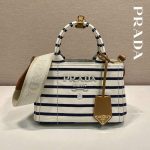 プラダ コピー リネンブレンド ミニハンドバッグ 1BA038 プラダ コピー リネンブレンド ミニハンドバッグ 1BA038